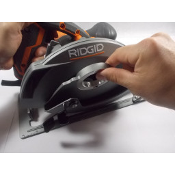 Ridgid Циркулярная пила R3205 Замена нижнего кожуха лезвия